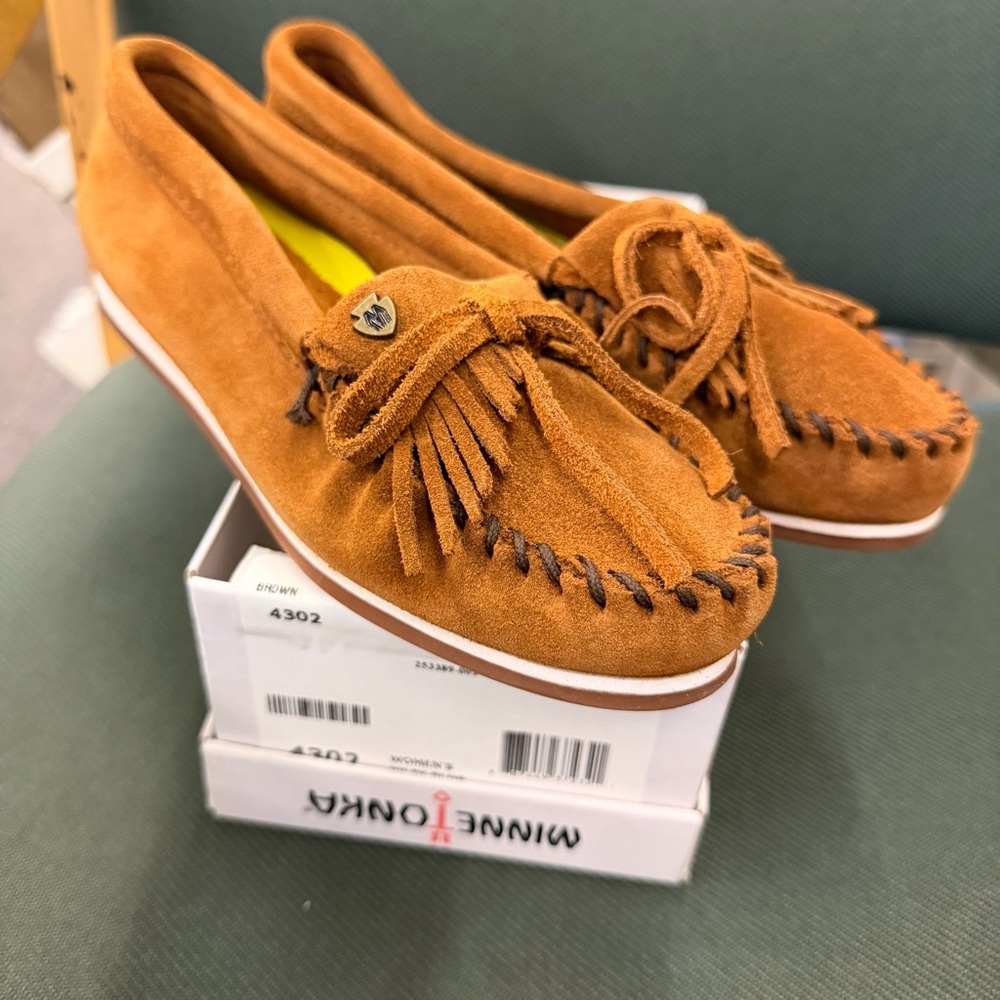Minnetonka Kilty Plus Suede Footwear